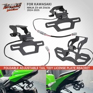 2024 ZX-6R Tail Tidy Fender Eliminator Kit For Kawasaki NINJA ZX6R ZX636 2025 Registration Frame Lic