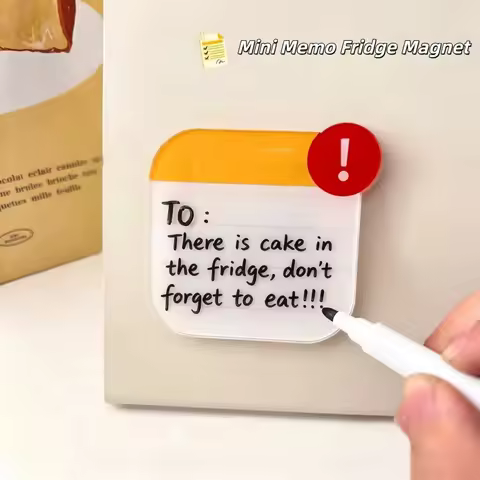 Creative Exclamation Mark Pop-Up Style Refrigerator Message Magnet, Reusable Acrylic Memo Board,
