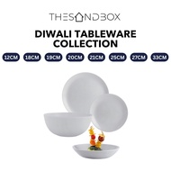 Luminarc Diwali Tableware Collection [ Plate Bowl Dinner Dessert Soup Noodle Rice ]