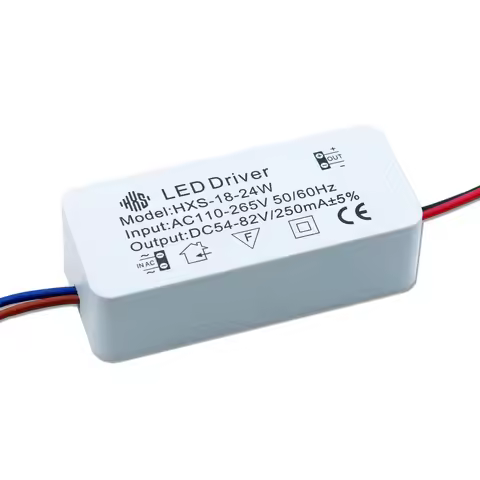 2-3W 3-5W 4-7W 8-12W 13-18W 18-24W 250mA LED Isolation Driver AC110-265V Constant Current Transforme