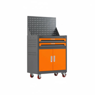 Sturdy Duty Tool Cart Steel Rolling Cabinet with Drawers Mobile Utility Cart for Workshop Garage Rep