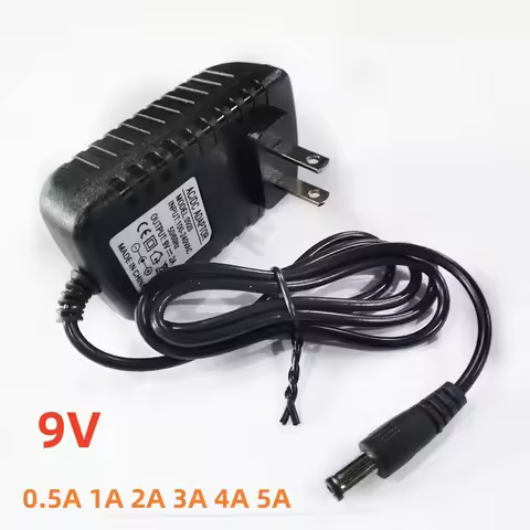 DC9V AC/DC 100V-240V 1A 2A 3A 4A 5A Power Supply Adapter 9V Volt Lighting Transformer Converter For 
