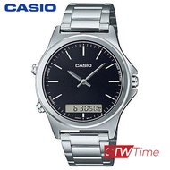 Casio Analog-Digital Combination นาฬิกาข้อมือ ผู้ชาย สายสแตนเลส รุ่น MTP-VC01D