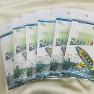 1(pcs) Udang UV Sabiki Apollo Hook + Marusaigo hook #9/10/12/13/14/16 Killer Ikan Jenahak/Tanda/Sena