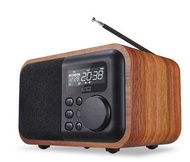 旺角門市發售 [原裝行貨] Loci iBOX D90 木質低音炮鬧鐘話筒藍牙音箱支持U盤TF卡AUX