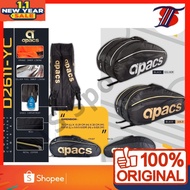 Apacs Double Zip Badminton Bag Racket bagpack Raket bag galas