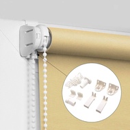 2M 17mm Roller Blind Fittings Kit Brackets Beaded Chain Rolling Spares Controller Set Blind Parts Wi