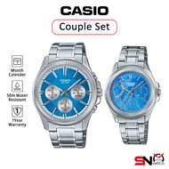 (Couple Set) Casio MTP-1375D Men Watch & LTP-2089D Women Watch Couple Watch Jam Couple