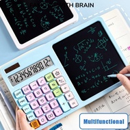 FAMOUS WITH BRAIN  Calculator, 12-Digit Large LCD Display Scientific Calculator, With LCD Writing Bo