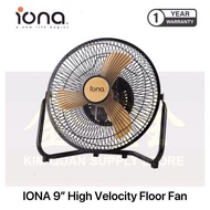 IONA 9” High Velocity Floor Fan Typhoon GLTM2 [One Year Warranty]