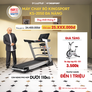CHỈ GIAO MIỀN BẮC | Máy chạy bộ KINGSPORT Luxury KS-2050 tốc độ tối đa 188km/h 12 chường trình luyện