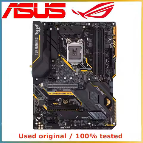 For ASUS TUF Z390-PLUS GAMING (WI-FI) Z390 PLUS Motherboard LGA 1151 Gen CPU i9 9900K i7 9700 i5 940
