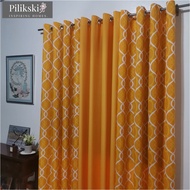 CA55Y - Infinity Yellow Mid Sold Per Pc Or 3in1 Set Ring Curtain ( 5ft - 152cm To 7ft - 213cm )