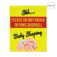 FUNNY CUTE DO NOT KNOCK, DO NOT DISTURB, DND WARNING & INSTRUCTION & NOTICE SIGN