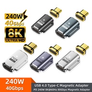KYBD USB4 40Gbps 240W Thunderbolt4/3 Magnetic Adapter USB C To Type C Fast Charge Magnet Converter C