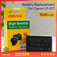 Baterai Kamera Battery Pack Replacement for Canon LP-E17 1500mAh Original 99 Square