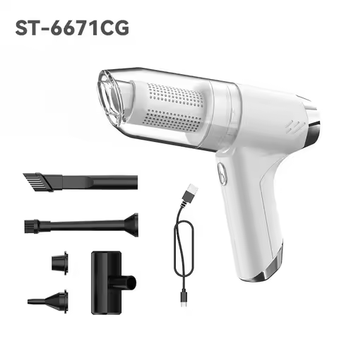Handheld Mini Powerful car vacuum cleaner, wireless car vacuum portable cordless, ST-6671CG brushed 