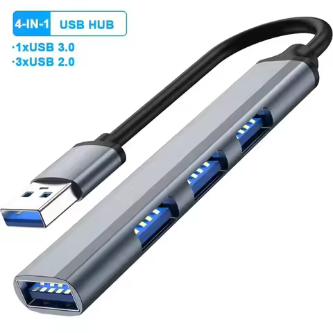 4 in 1 USB C Hub to 4K HDMI-compatible USB 3.0 2.0 Type C Charging RJ45 100M Splitter USB 3.0 5Gbps 