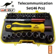 46pcs Socket Wrench Precision Screwdriver Set Multifunction Mini Screwdriver Kit Tool Home Appliance
