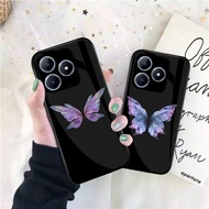 Softcase Glass Mirror Glossy [KC76] Realme C63 - Case hp Realme C63 C53 C51 C30 C33 C21 C55 C20 C35
