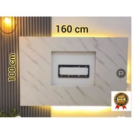 Backdrop TV Minimalis Modern Free Lampu LED | Panel Dinding TV Elegan | Dekorasi Ruang Tamu Mewah