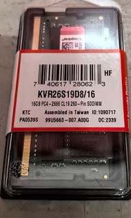 Kingston ValueRAM DDR4 2666 16GB (單條)