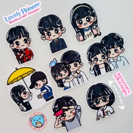 <The Little Hot Air Balloon> Lovely Runner K-drama 8pc Waterproof Sticker Pack for Books,Tumblers