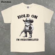 Hold On Partner Im Overstimulated Shirt Cowboy Frog Shirt Cowboy Frog Unhinged Shirt Cute Animal Shi