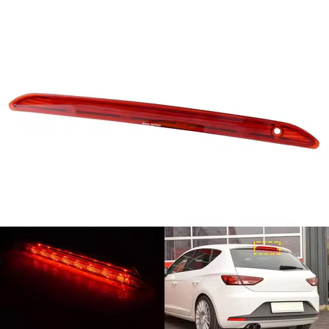 1pc Car Rear High Level LED Third Brake Stop Light Lamp For Seat Leon MK3 5F 2011-2016 OEM5F0945097 