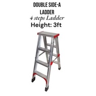 Locally Made aluminum ladder 4 Steps Double Side-A Ladder