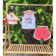 Bong's House - Set of 3 holes for girls with the word Smile LX, size 12 - 40 kg