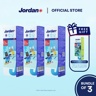 Jordan | Step 2 Junior Toothpaste | Age 6-12 Years | Grape (Bundle of 3)
