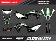 สติ๊กเกอร์ KLX 230 KAWASAKIทั้งคัน Graphic kit สติ๊กเกอร์เคลือบเงา สุดคุ้ม