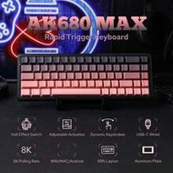 AJAZZ AK680MAX Wired Hall Effect Mechanical Keyboard, 68 Keys Hot-Swappable, Customizable Mechanical