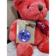 custom made keychain nama hadiah keychain nama