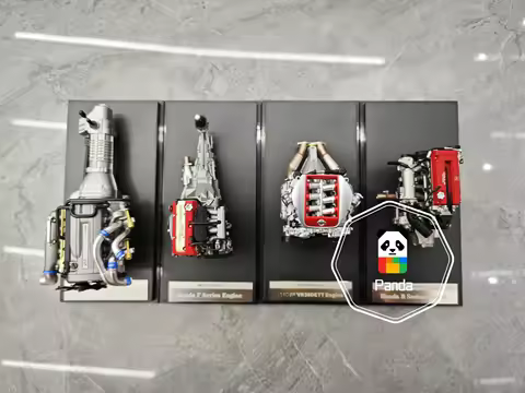 MOTORHELIX 1:18 2024 HEC LIMITED EDI s2000 ek9 GTR R34 R35 EVO04 ALFA ENGINE FINISHED MODEL ORNAMENT