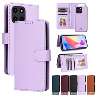 Cho Huawei Honor x9a x8a X7A x6a/Honor x9b x8b vỏ điện thoại có thể tháo rời từ Ví da khe cắm thẻ vỏ