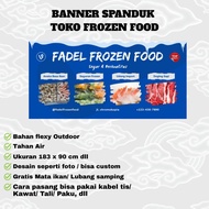 MMT Banner FROZEN FOOD STORE Free Custom ecogreen Design