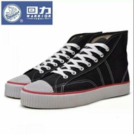 Warrior classic high cut kasut takraw kasut sepak takraw hitam warrior black casual shoe kasut hitam
