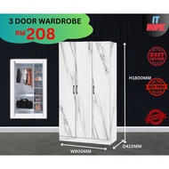 ITHOME SANDAKAN 💥READY STOCK💥3 DOOR WARDROBE/ALMARI BAJU 3 PINTU/ALMARI PAKAIAN 3 PINTU/ALMARI BILIK