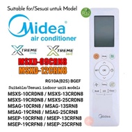 Midea Aircond Inverter/Non Inverter Remote Controls 1.0HP 1.5HP 2.0HP