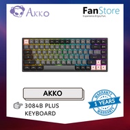 FANSTORE AKKO Black &amp; Pink 3084B Plus Multi-Mode Wireless Hot-Swap Keyboard