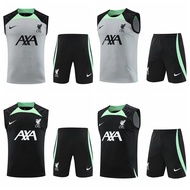 2023-24 Season 2 Colors Liverpool Training Jersey Sets Football Sports Vest Top Kits