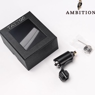 AMBITION Professional Drive Tattoo Machine Japanese Hollow Cup Motor With Stroke Caps 2.8 3.4mm 4mm