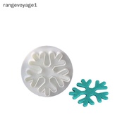 [RAYAE] 3pcs Snowflake Plunger Cutter Mold Sugarcraft Fondant Cake Decorating Tool  EEE