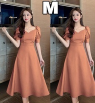 Fashion Wanita Terbaru / Midi Dress Syahira Scuba / Bisa COD