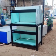 PAKET AQUARIUM 100X60X50+RAK HOLO 4X6 + TOP FILTER