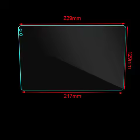 229*129*217mm 9inch Tempered Glass for TEYES CC2L CC2 Plus Car GPS Navigation Tempered Glass Protect