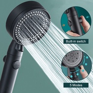 Shower Head 5 Modes Adjustable High Pressure Bathroom Shower