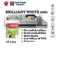 Nippon Paint Easy Wash Brilliant White 1001 18Litre